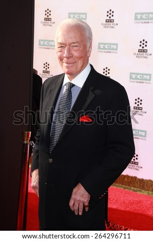 LOS ANGELES - MAR 26:  Christopher Plummer at the 50th Anniversary Screening Of \