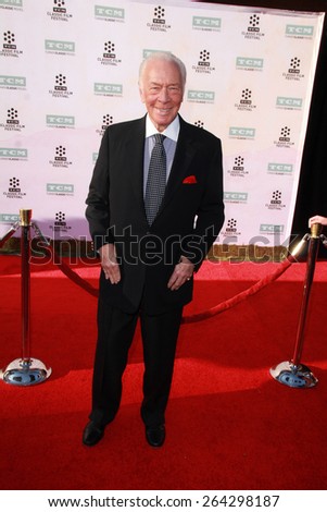 LOS ANGELES - MAR 26:  Christopher Plummer at the 50th Anniversary Screening Of \