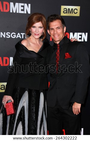 LOS ANGELES - MAR 25:  Melinda McGraw, Steve Pierson at the Mad Men Black & Red Gala at the Dorthy Chandler Pavillion on March 25, 2015 in Los Angeles, CA