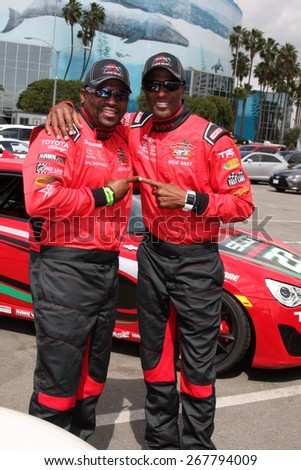 LOS ANGELES - FEB 7:  Mekhi Phifer, Willie Gault at the Toyota Grand Prix of Long Beach Pro/Celebrity Race Press Day at the Grand Prix Compound on FEB 7, 2015 in Long Beach, CA
