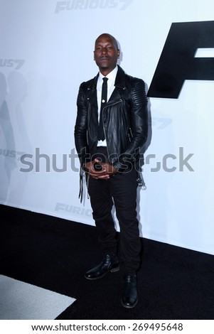 LOS ANGELES - FEB 1:  Tyrese Gibson at the \