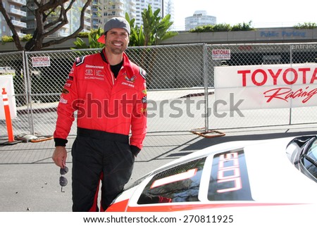 LOS ANGELES - FEB 18:  Joshua Morrow at the Toyota Grand Prix Pro/Celeb Race at the Toyota Grand Prix Racecourse on April 18, 2015 in Long Beach, CA