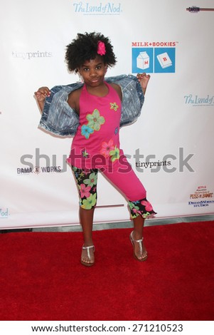 LOS ANGELES - FEB 19:  Trinitee Stokes at the Milk+Bookies Sixth Annual Story Time Celebration at the Toyota Grand Prix Racecourse on April 19, 2015 in Long Beach, CA