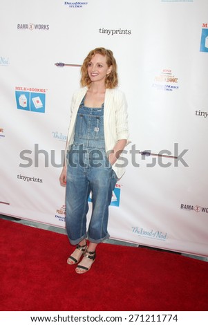 LOS ANGELES - FEB 19:  Jayma Mays at the Milk+Bookies Sixth Annual Story Time Celebration at the Toyota Grand Prix Racecourse on April 19, 2015 in Long Beach, CA