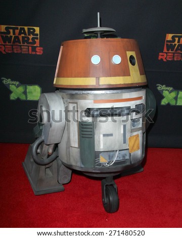LOS ANGELES - FEB 18:  Chopper Droid at the Global Premiere of \