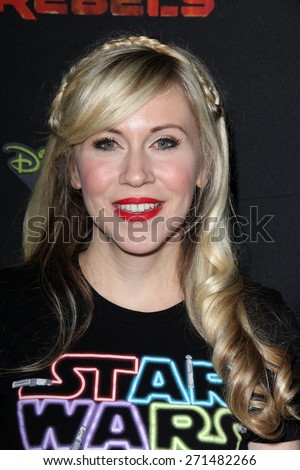 LOS ANGELES - FEB 18:  Ashley Eckstein at the Global Premiere of \