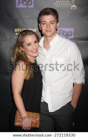 LOS ANGELES - April 21:  Kristen Alderson, Chad Duell at the  2015 Daytime EMMY Awards Kick-off Party at the Hollywood Museum on April 21, 2015 in Hollywood, CA