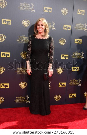 LOS ANGELES - APR 26:  Genie Francis at the 2015 Daytime Emmy Awards at the Warner Brothers Studio Lot on April 26, 2015 in Burbank, CA