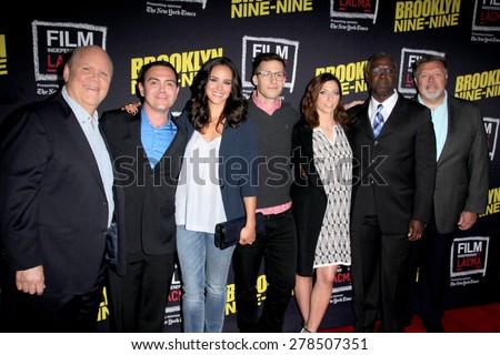 LOS ANGELES - MAY 7:  Cast if Brooklyn Nine-Nine at the An Evening With Brooklyn Nine Nine at LACMA on May 7, 2015 in Los Angeles, CA