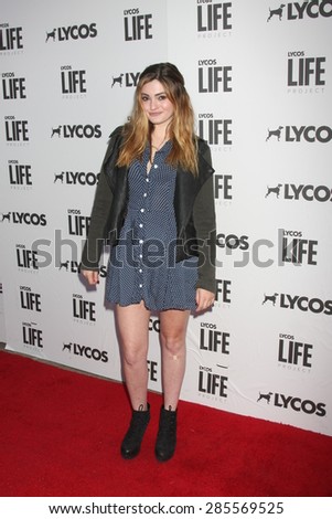 LOS ANGELES - JUN 8:  Alexis Raich at the LA Launch Of LYCOS Life at the Banned From TV Jam Space on June 8, 2015 in North Hollywood, CA