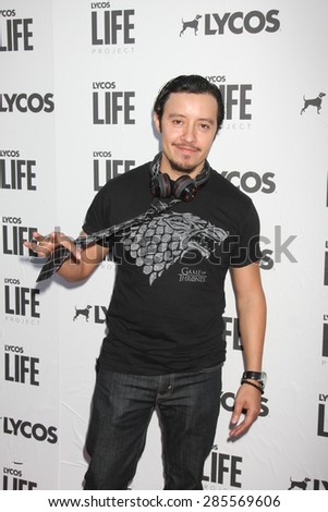 LOS ANGELES - JUN 8:  Efren Ramirez at the LA Launch Of LYCOS Life at the Banned From TV Jam Space on June 8, 2015 in North Hollywood, CA