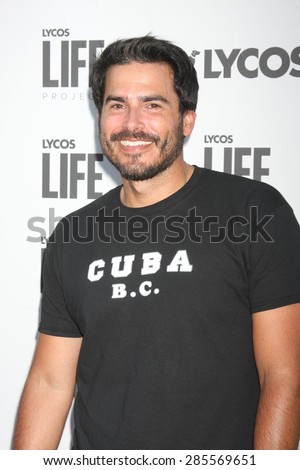 LOS ANGELES - JUN 8:  Eddie Matos at the LA Launch Of LYCOS Life at the Banned From TV Jam Space on June 8, 2015 in North Hollywood, CA