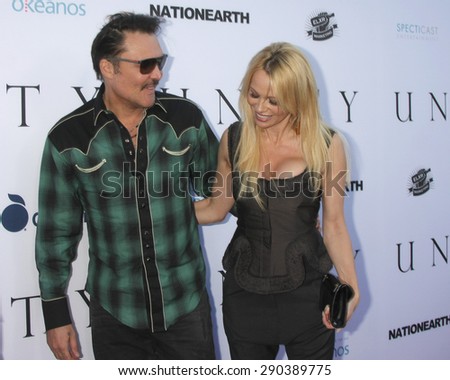 LOS ANGELES - JUN 24:  David LaChapelle, Pamela Anderson at the \