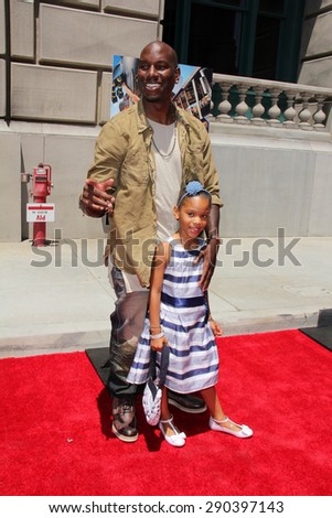 LOS ANGELES - JUN 23:  Tyrese Gibson, daughter at the 
