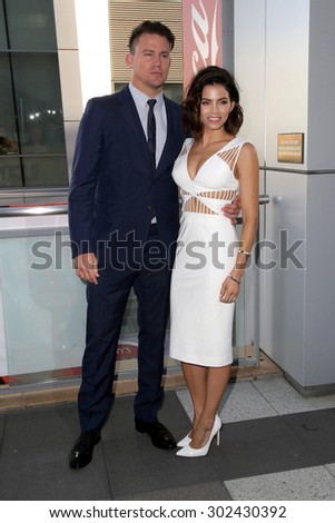 LOS ANGELES - AUG 1:  Channing Tatum, Jenna Dewan-Tatum at the The Dizzy Feet Foundation`s Celebration Of Dance Gala at the Club Nokia on August 1, 2015 in Los Angeles, CA