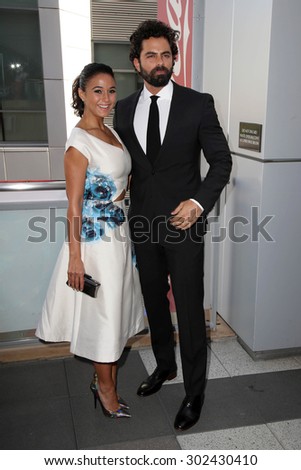 LOS ANGELES - AUG 1:  Emmanuelle Chriqui, Adrian Bellani at the The Dizzy Feet Foundation`s Celebration Of Dance Gala at the Club Nokia on August 1, 2015 in Los Angeles, CA