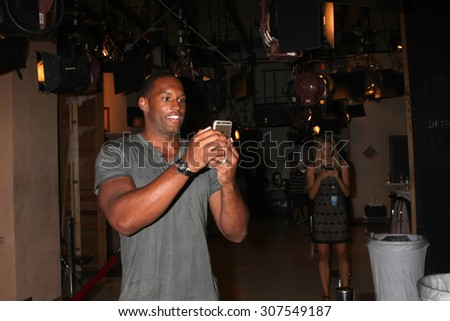 LOS ANGELES - AUG 14:  Lawrence Saint-Victor at the Bold and Beautiful Fan Event Friday at the CBS Television City on August 14, 2015 in Los Angeles, CA