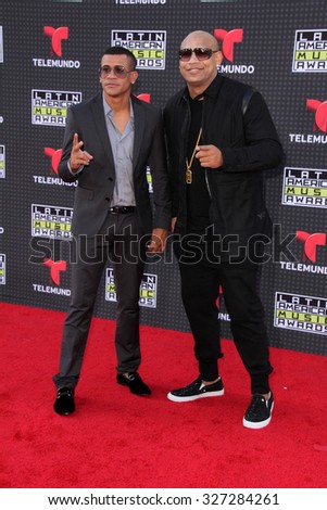 LOS ANGELES - OCT 8:  Gente De Zona at the Latin American Music Awards at the Dolby Theater on October 8, 2015 in Los Angeles, CA