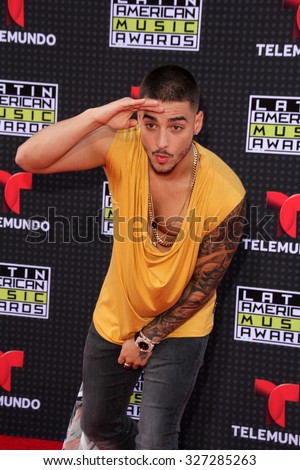 LOS ANGELES - OCT 8:  Maluma at the Latin American Music Awards at the Dolby Theater on October 8, 2015 in Los Angeles, CA