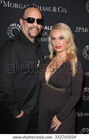 LOS ANGELES - OCT 26:  Ice-T, Coco Austin at the Paley Center\'s Hollywood Tribute to African-Americans in TV at the Beverly Wilshire Hotel on October 26, 2015 in Beverly Hills, CA