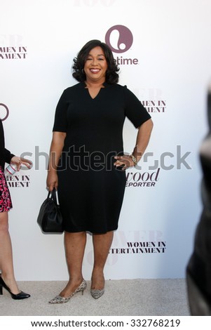 LOS ANGELES - DEC 10:  Shondra Rhimes at the 23rd Power 100 Women in Entertainment Breakfast at the MILK Studio on December 10, 2014 in Los Angeles, CA