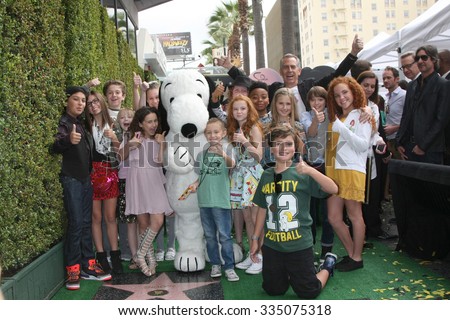 LOS ANGELES - NOV 2:  Snoopy, Voice cast of \