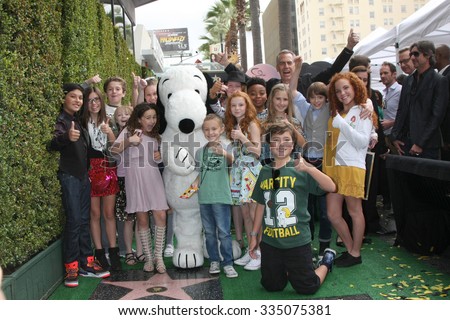 LOS ANGELES - NOV 2:  Snoopy, Voice cast of \