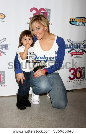 LOS ANGELES - NOV 7:  Rosie Rivera at the Adrian Gonzalez\'s Bat 4 Hope Celebrity Softball Game PADRES Contra El Cancer at the Dodger Stadium on November 7, 2015 in Los Angeles, CA