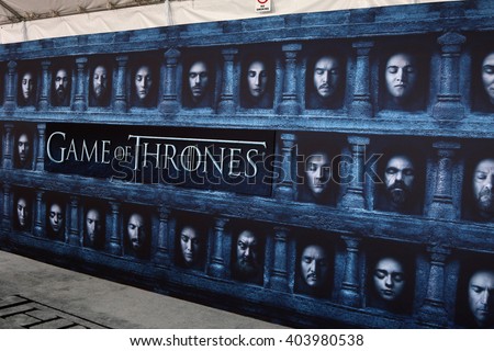 LOS ANGELES - APR 10:  Games of Thrones Atmosphere at the Game of Thrones Season 6 Premiere Screening at the TCL Chinese Theater IMAX on April 10, 2016 in Los Angeles, CA