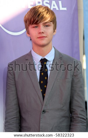 stock photo LOS ANGELES JUL 30 Miles Heizer arrive s at