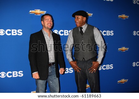LOS ANGELES - SEP 16:  Chris O\'Donnell & LL Cool J  arrive at the CBS Fall Party 2010 at The Colony on September 16, 2010 in Los Angeles, CA