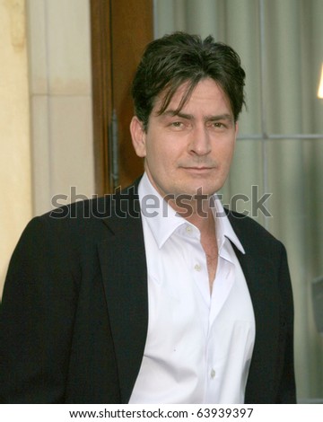 LOS ANGELES - FEB 27:  Charlie Sheen arrives at the Two and a Half Men - Panel  at The Academy of Television Arts and Sciences on February 27, 2008 in North Hollywood, CA                .