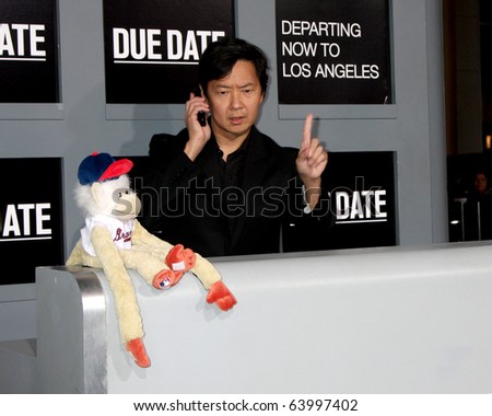 LOS ANGELES - OCT 28:  Ken Jeong arrives at the \