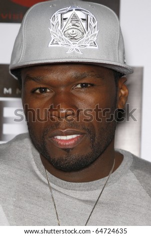 LOS ANGELES - NOV 5:  Curtis Jackson aka 50 Cent arrives at the AFM Blowout Party at Pier 59 Studios on November 5, 2010 in Santa Monica, CA