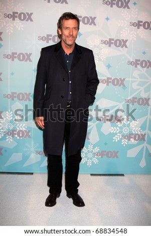 LOS ANGELES - JAN 11:  Hugh Laurie arrives at the FOX TCA Winter 2011 Party at Villa Sorriso on January 11, 2011 in Pasadena, CA