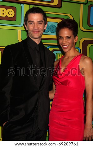 BEVERLY HILLS - JAN 16:  James Frain, wife arrives at the HBO Golden Globe Party 2011 at Circa 55 at the Beverly Hilton Hotel on January 16, 2011 in Beverly Hills, CA
