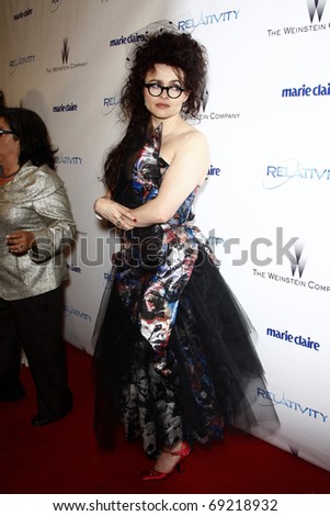 BEVERLY HILLS- JAN 16:  Helena Bonham Carter arrives at The Weinstein Company And Relativity Media\'s 2011 Golden Globe Awards Party at Beverly Hilton Hotel on January 16, 2011 in Beverly Hills, CA