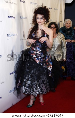 BEVERLY HILLS - JAN 16: Helena Bonham Carter arrives at The Weinstein Company And Relativity Media\'s 2011 Golden Globe Awards Party at Beverly Hilton Hotel on January 16, 2011 in Beverly Hills, CA