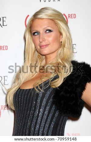 LOS ANGELES - FEB 10:  Paris Hilton arrives at the Belvedere RED Special Edition Bottle Launch at Avalon on February 10, 2011 in Los Angeles, CA