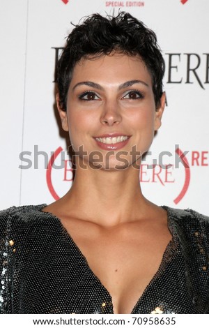 LOS ANGELES - FEB 10:  Morena Baccarin arrives at the Belvedere RED Special Edition Bottle Launch at Avalon on February 10, 2011 in Los Angeles, CA