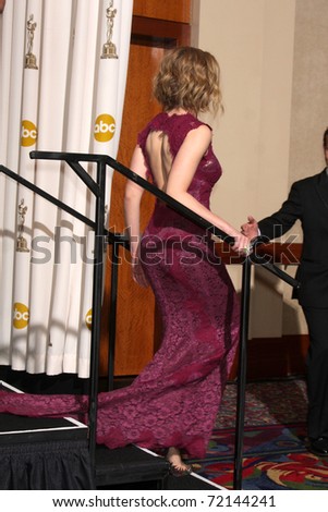 LOS ANGELES -  FEB 27:Scarlett Johansson leaves the Press Room at the 83rd Academy Awards at Kodak Theater, Hollywood & Highland on February 27, 2011 in Los Angeles, CA