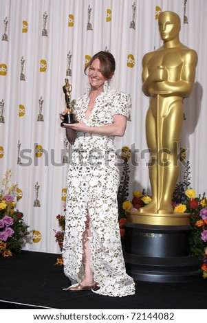 LOS ANGELES -  FEB 27:  Melissa Leo arrives in the Press Room at the 83rd Academy Awards at Kodak Theater, Hollywood & Highland on February 27, 2011 in Los Angeles, CA