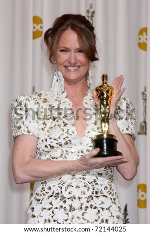 LOS ANGELES -  FEB 27: Melissa Leo arrives in the Press Room at the 83rd Academy Awards at Kodak Theater, Hollywood & Highland on February 27, 2011 in Los Angeles, CA