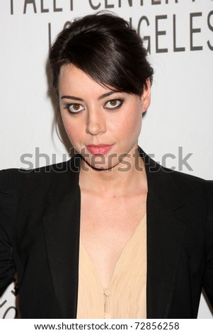 stock photo LOS ANGELES MAR 9 Aubrey Plaza arriving at the 