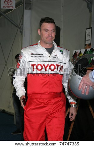 LOS ANGELES - APR 5:  Brian Austin Green at the Toyota Pro/Celeb Race Press Day 2011 at Long Beach Grand Prix Toyota Compound on April 5, 2011 in Long Beach, CA