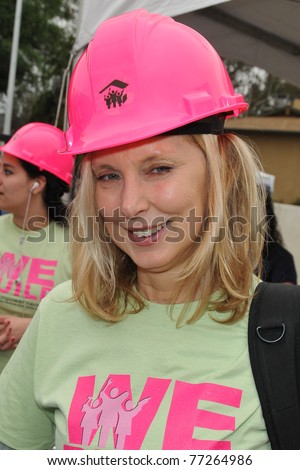 LOS ANGELES - MAY 14:  Valerie Wildman at the Habitat for Humanity Women\'s Empowerment Build at Carl Street on May 14, 2011 in Pacoima, CA