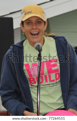 LOS ANGELES - MAY 14:  Arianne Zucker at the Habitat for Humanity Women's Empowerment Build at Carl Street on May 14, 2011 in Pacoima, CA