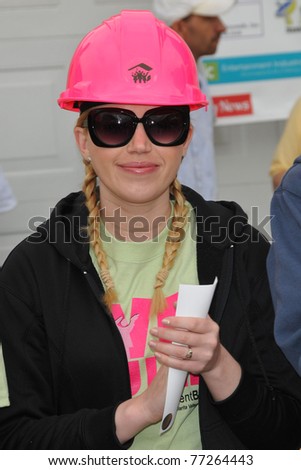 LOS ANGELES - MAY 14:  Adrienne Frantz at the Habitat for Humanity Women\'s Empowerment Build at Carl Street on May 14, 2011 in Pacoima, CA