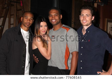 LOS ANGELES - MAY 17: Aaron Spears, Jacqueline MacInnes Wood, Texas 