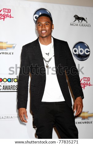 LAS VEGAS - MAY 22:  Trey Songz in the Press Room of the 2011 Billboard Music Awards at MGM Grand Garden Arena on May 22, 2010 in Las Vegas, NV.